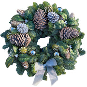 Luxury Natural Christmas Wreath (Nordic Nights, 12")