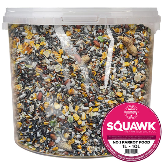 SQUAWK Parrot Food (Tubs)