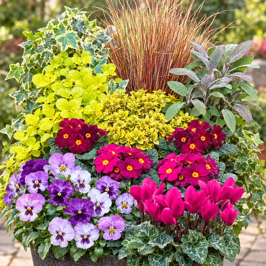 Autumn Shades Lavender Basket Plants