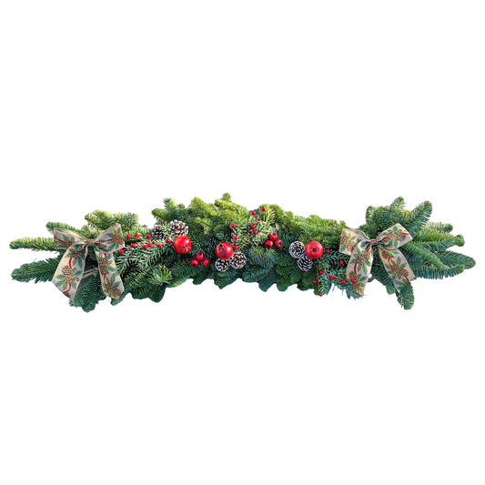 Luxury Natural Christmas Garland (Festive Foraging, 1m)