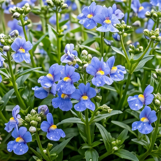 Nemesia Blue Basket Plants