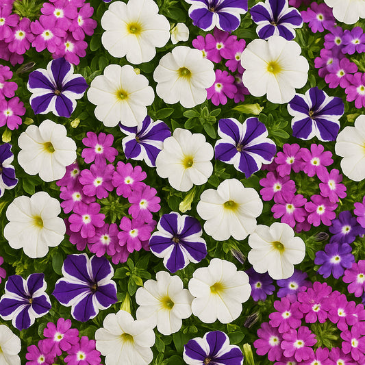 Trio Blue Bird Basket Plants