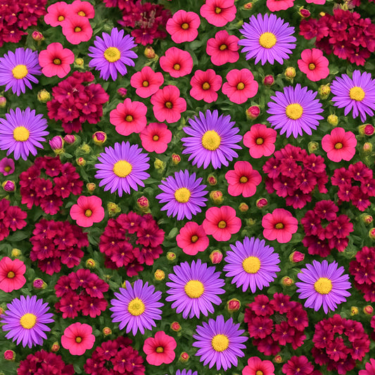 Trio Purple Rain Basket Plants