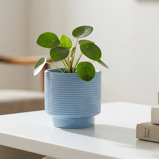 Blue Berlin Ripple Planter