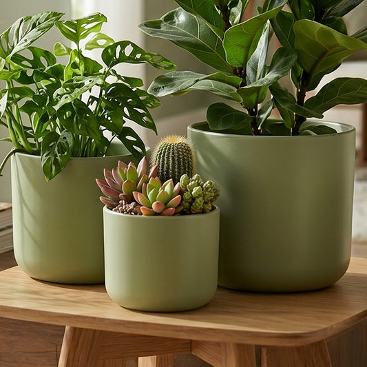 Green Lisbon Ceramic Pot