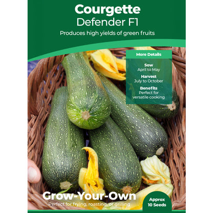Courgette Defender F1 | Grow Your Own | Free UK Delivery – Gardeners Dream