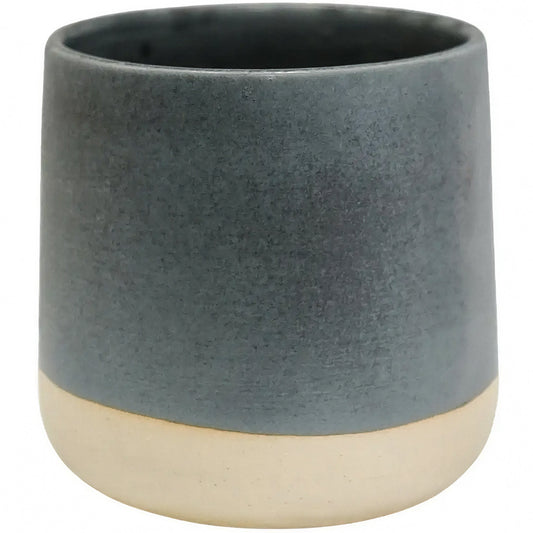 Denim Berkeley Satin Glaze Planter