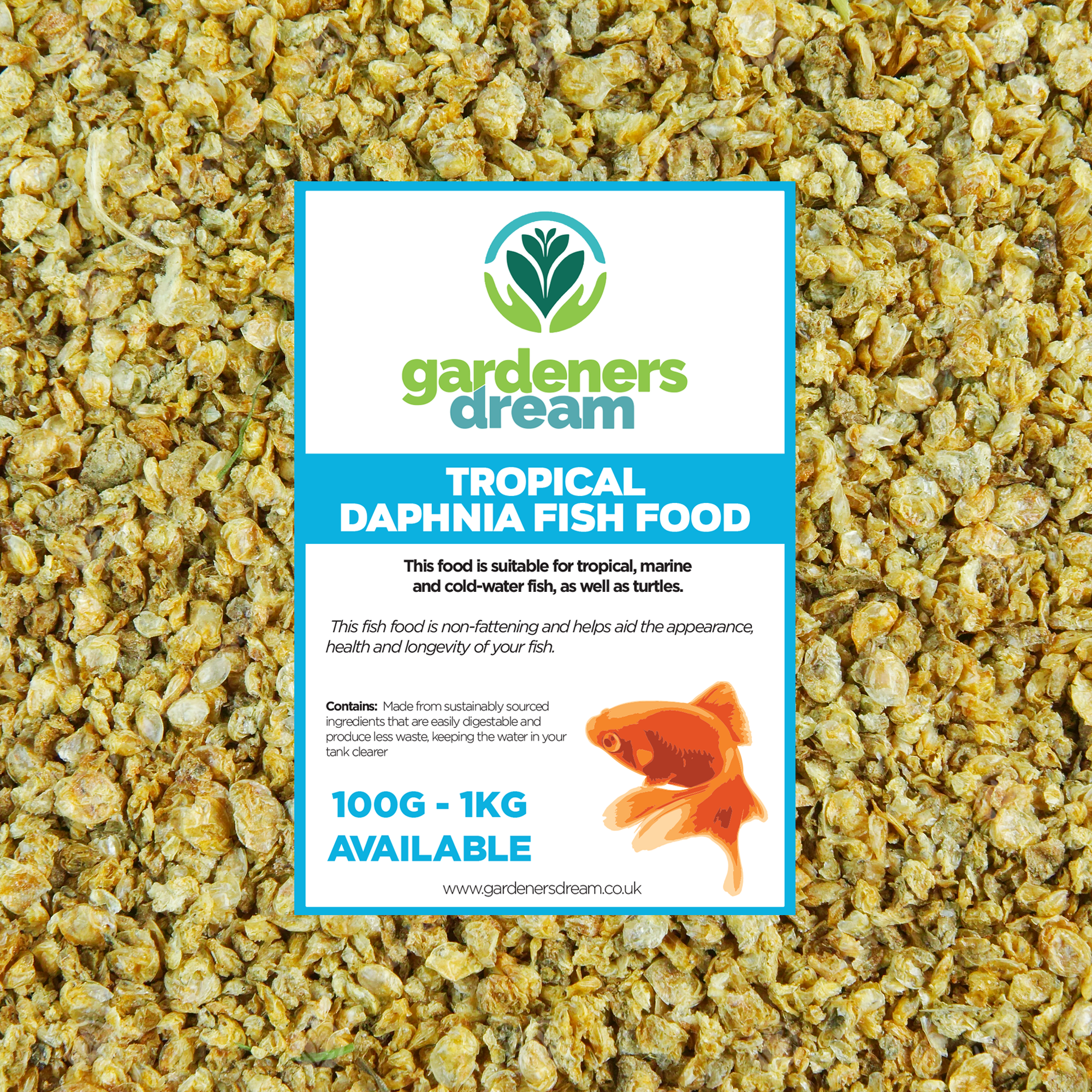 Gardeners Dream Dried Daphnia | Fish Food