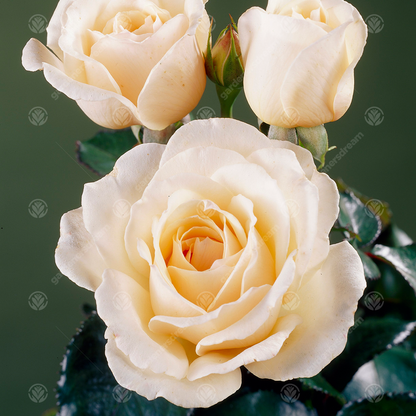 Cream Bush Rose - Thank You Gift | Gift Note Rose – Gardeners Dream