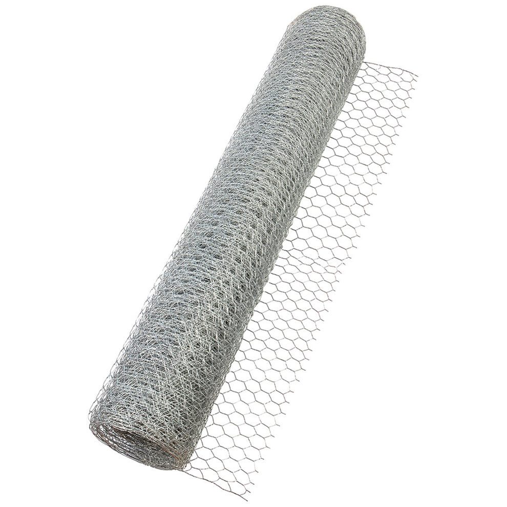Gardman Galvanised Wire Net | Strong Steel Poultry Garden Fencing 10m ...