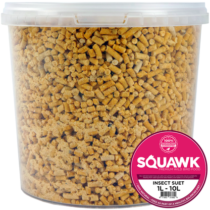 SQUAWK Insect Suet Pellets (Tubs) | Bird Food – Gardeners Dream